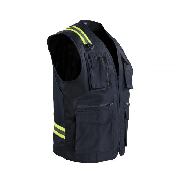 chaleco geologo gabardina dual hi vis con cinta dia y noche 4