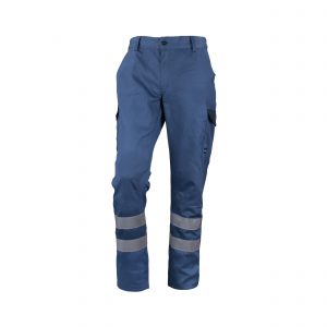 pantalon cargo gabardina bicolor ccinta practical line 100 poly