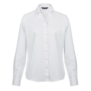 Blusa Oxford Mujer Manga Larga Slim Fit
