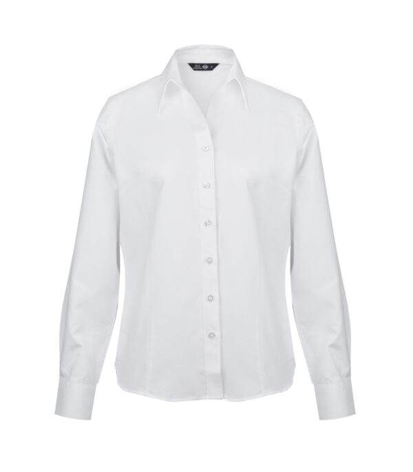 Blusa Oxford Mujer Manga Larga Slim Fit