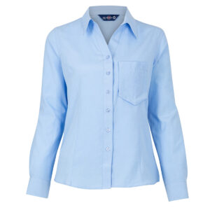 ROPA CORPORATIVA 9 BLUSA OXFORD CELESTE