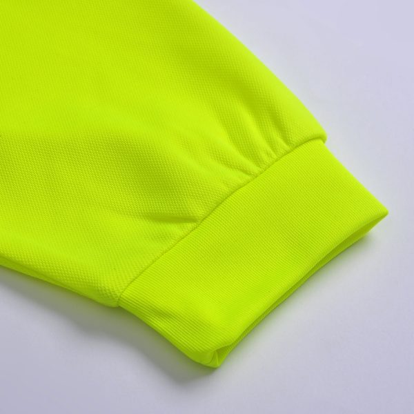 POLERA DRY FIT MANGA LARGA CON CINTA REFLECTANTE