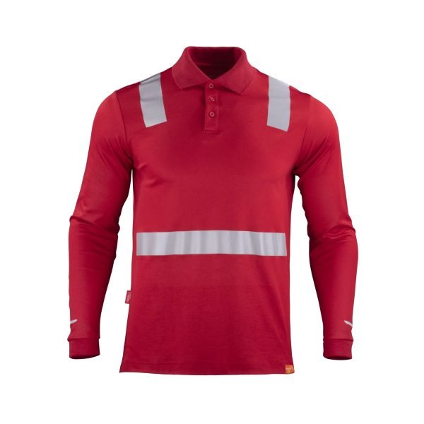 polera polo hibrida cinta reflectiva manga larga 1