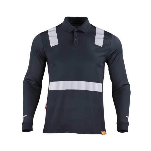 polera polo hibrida cinta reflectiva manga larga 9