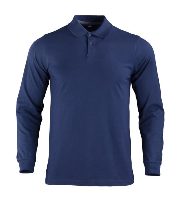 Polera pique Dryfresh manga larga para hombre