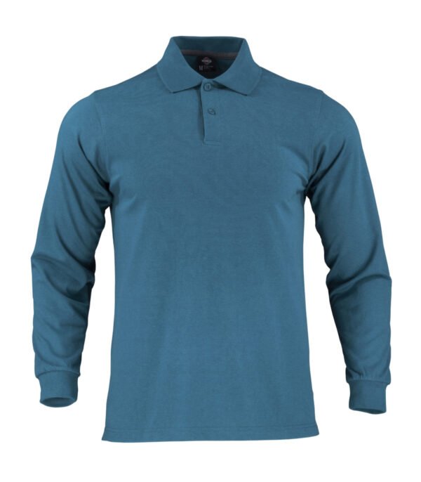 Polera pique Dryfresh manga larga para hombre