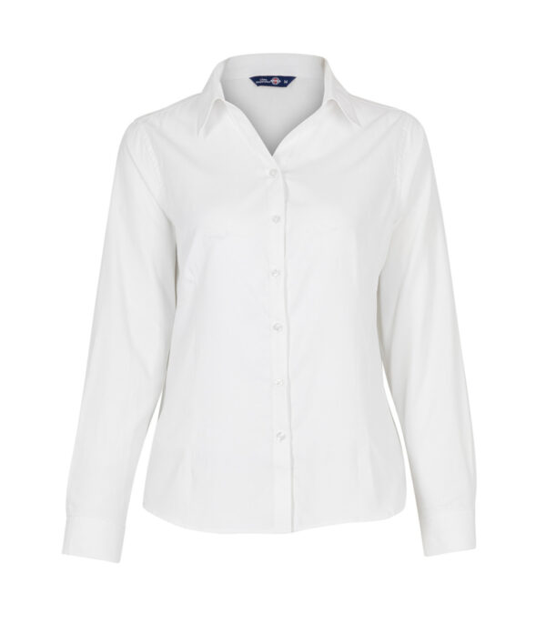 Blusa Oxford Light Manga Larga Corporativa