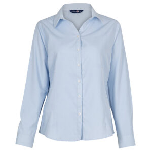Blusa Oxford Light Manga Larga Corporativa