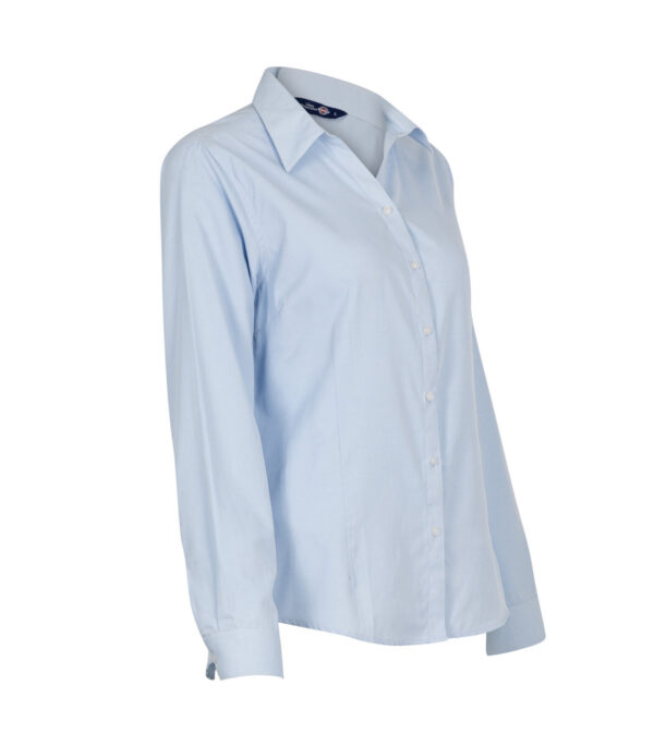 Blusa Oxford Light Manga Larga Corporativa