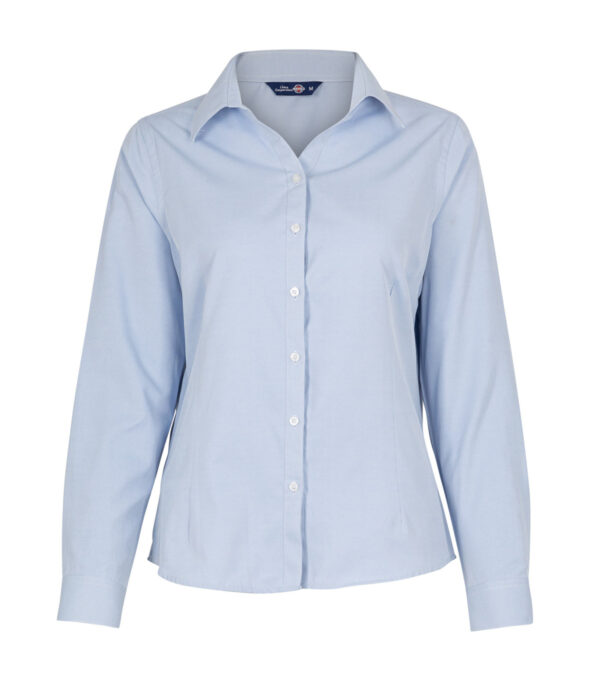 Blusa Oxford Light Manga Larga Corporativa