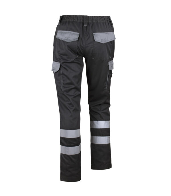 Pantalón Cargo Gabardina Bi-Color Con Cinta Hombre
