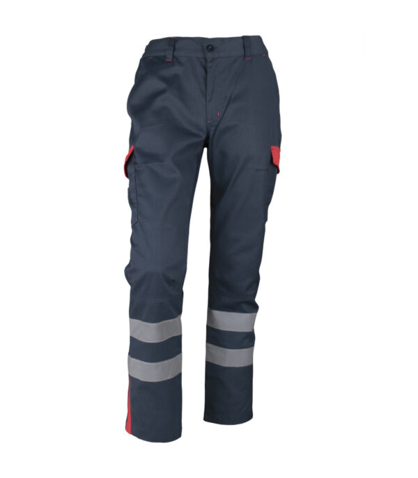 Pantalón Cargo Gabardina Bi-Color Con Cinta Hombre
