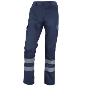 Pantalón Cargo Gabardina Bi-Color Con Cinta Hombre