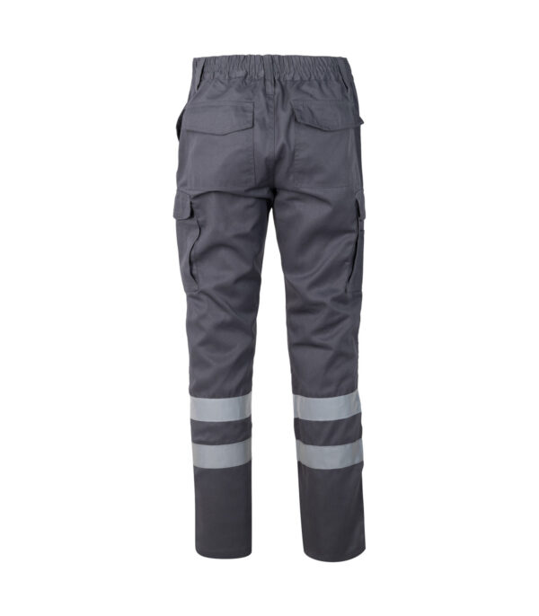 Pantalón Cargo Gabardina Hombre Con Cinta Reflectiva