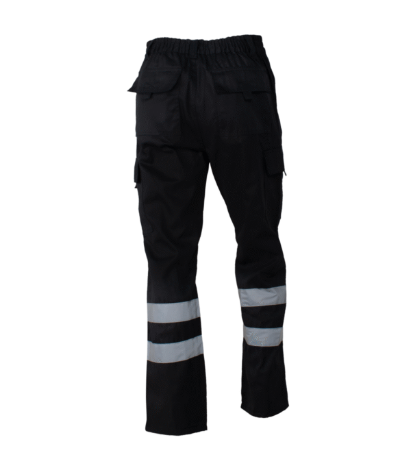 Pantalón Cargo Gabardina Hombre Con Cinta Reflectiva