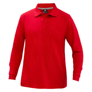 Polera Piqué Hombre Manga Larga Spandex