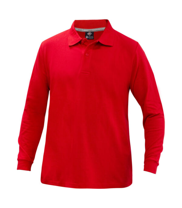 Polera Piqué Hombre Manga Larga Spandex